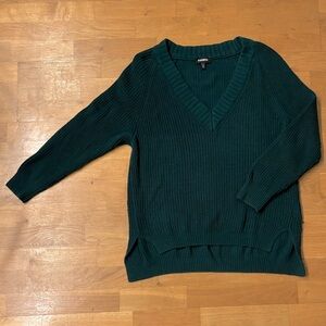 Express Oversized V-Neck Sweater